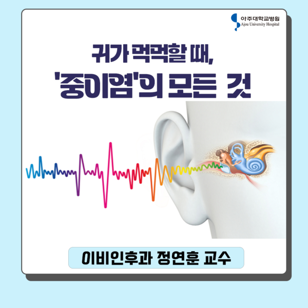Read more about the article 귀가 먹먹할 때, ‘중이염’의 모든 것